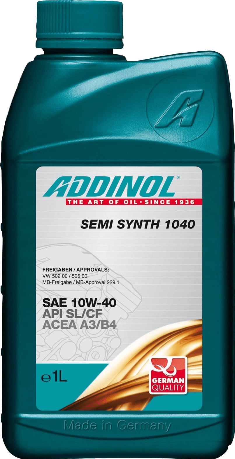 Моторное масло Addinol Semi Synth 1040 10W-40, 1л